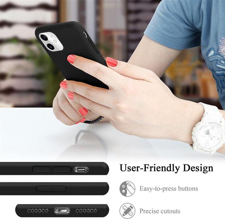 Actual product image Cadorabo TPU Liquid Silicone Case Cover (Apple iPhone 11)