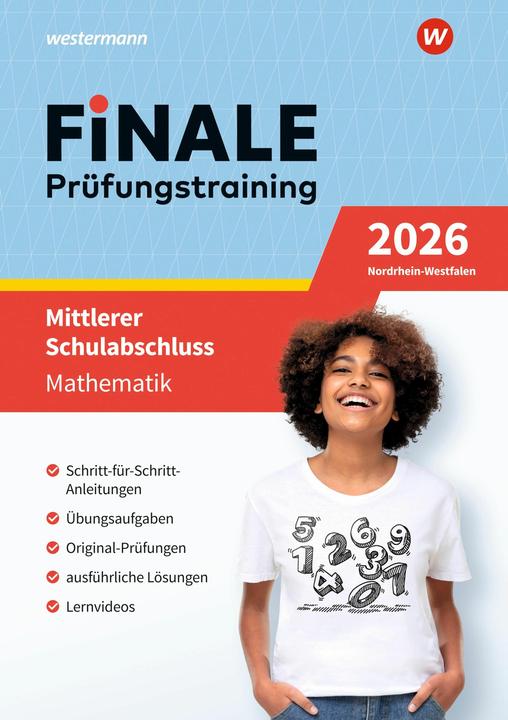 Produktbild FiNALE - Prfungstraining Mittlerer Schulabschluss Nordrhein-Westfalen. Mathematik 2026 (Deutsch, Berndua, Humpert, Bernhard/Lenze, Martina/Liebau, 2025)