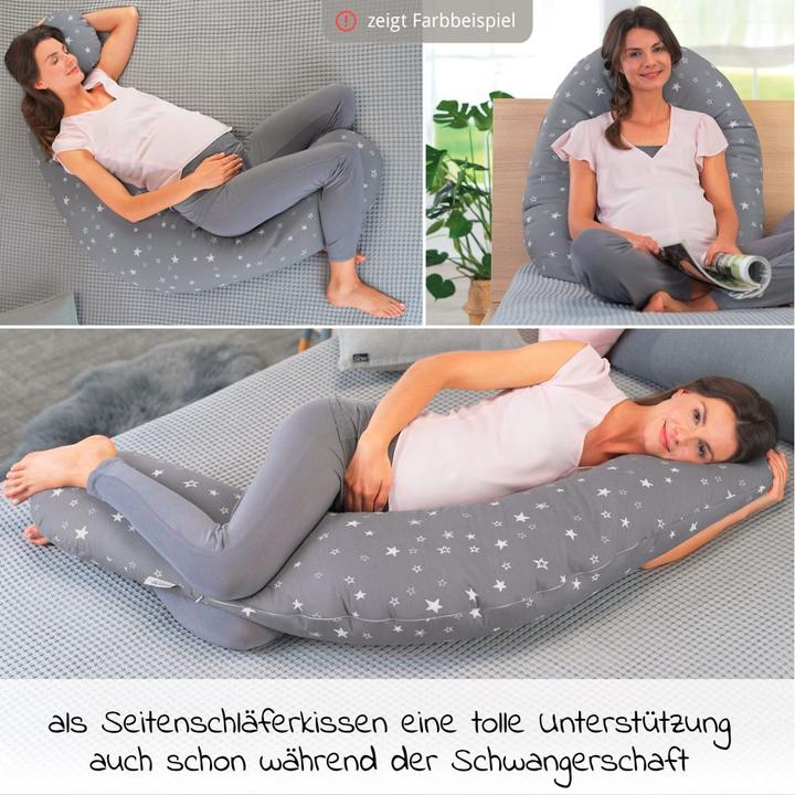 Produktbild Theraline Stillkissen "Das Original" mit Dinkel Füllung inkl. Bezug 190 cm (38 cm)