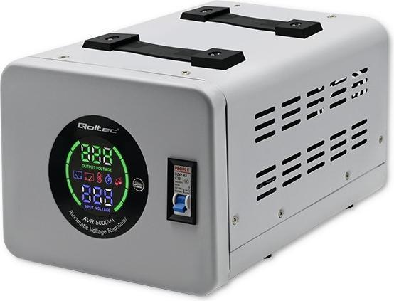 Image du produit Qoltec 50726 Stabilisateur automatique de tension (5000 W)