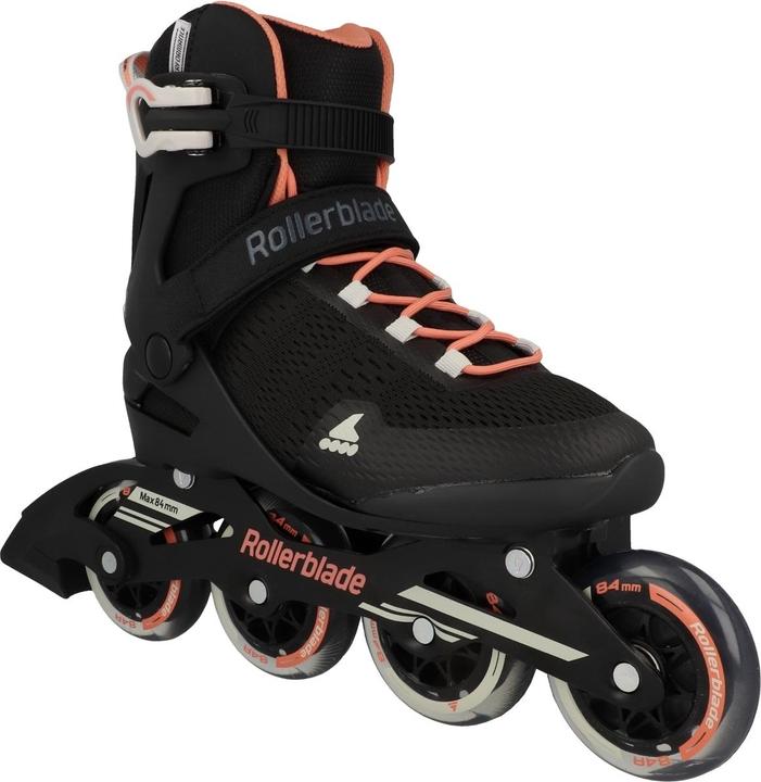 Immagine prodotto Rollerblade Sirio 84 Inliner Donna (Taglia: 38.5 (M=24.5), nero/corallo) (38.5)