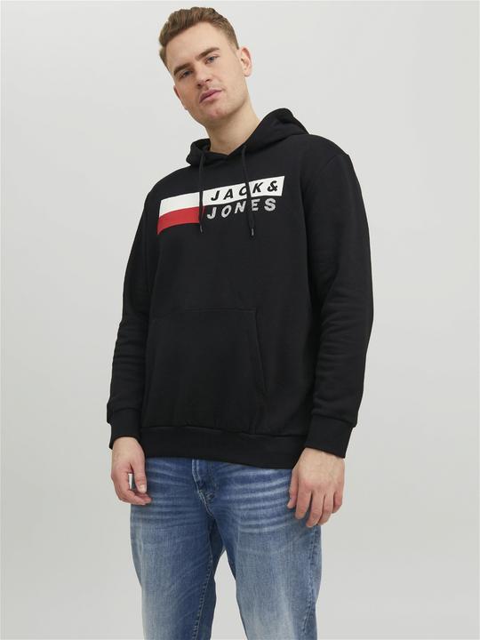 Produktbild Jack & Jones Basic Logo Plus Size Hoodie (5XL)