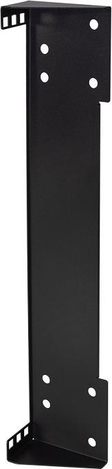 Produktbild LogiLink 19" vertikale Wandhalterung / Untertischhalterung, 1 HE, schwarz