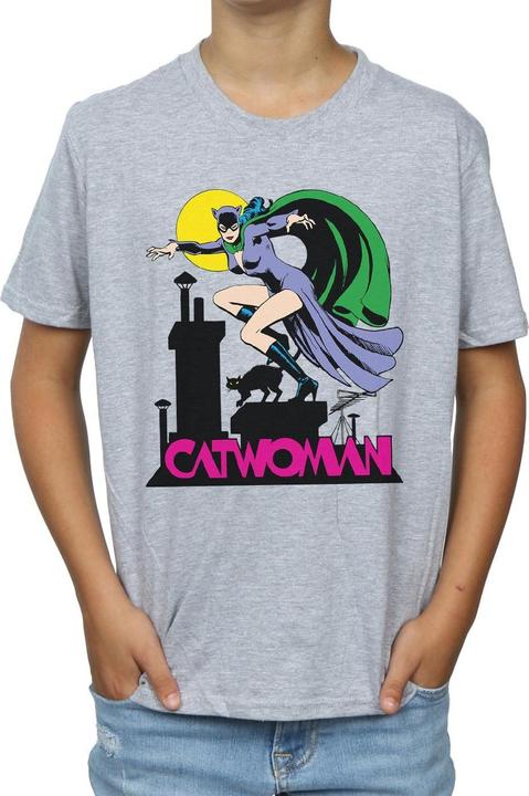 Immagine prodotto Catwoman Text Logo Maglietta Ragazzi (128)