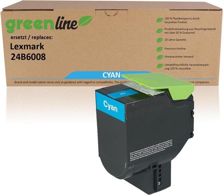 Actual product image Inkadoo Toner greenline ersetzt Lexmark 24B6010 Toner
