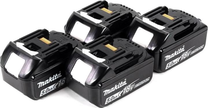Produktbild Makita DHR 281 T4J Akku Kombihammer 36V (2x 18V) 2,8J SDS plus Brushless + 4x Akku 5,0Ah + Makpac - (Akkubetrieb)