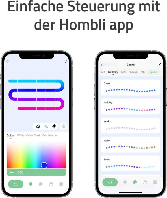 Image du produit Hombli Bande LED (RGB, 500 cm, Intérieur)