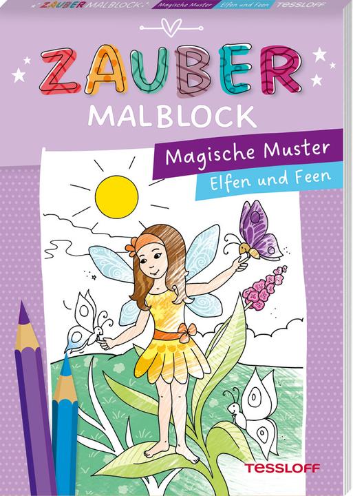 Produktbild Tessloff Zaubermalblock. Magische Muster. Elfen und Feen