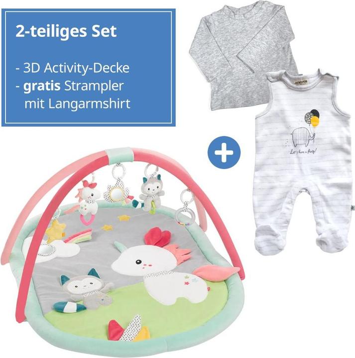 Produktbild Fehn Spielbögen & Spieldecken 3D Activity-Decke Aiko & Yuki + GRATIS Strampler &