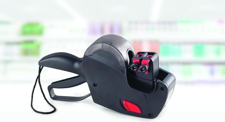 Produktbild Avery Dennison Zweckform Preisauszeichner, 2-zeilig, 18-stellig, für Etiketten: 26 x 16 mm, Einzug/Druckrichtung ho