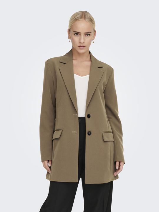 Actual product image Only Long cut lapel collar blazer blazer (34)