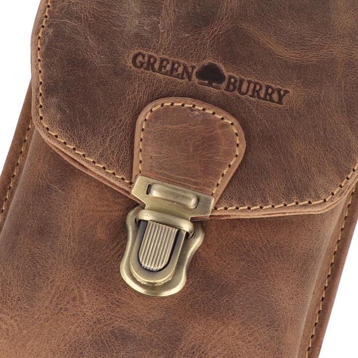 Produktbild Greenburry Vintage Gürteltasche Leder 11 cm