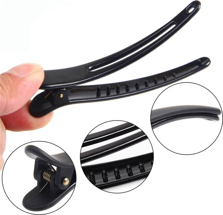 Produktbild JTI 10x professionelle Haarspangen - Schwarz (10 Stk.)