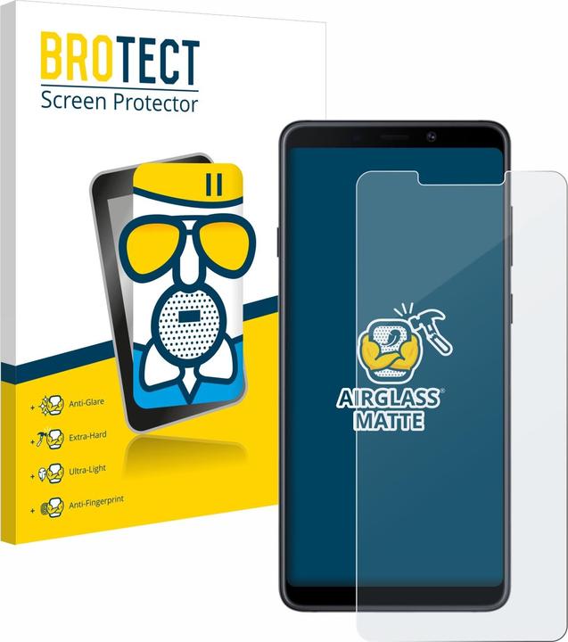 Produktbild BROTECT AirGlass Panzerglasfolie Matt (1 Stück, Samsung Galaxy A9 (2018))
