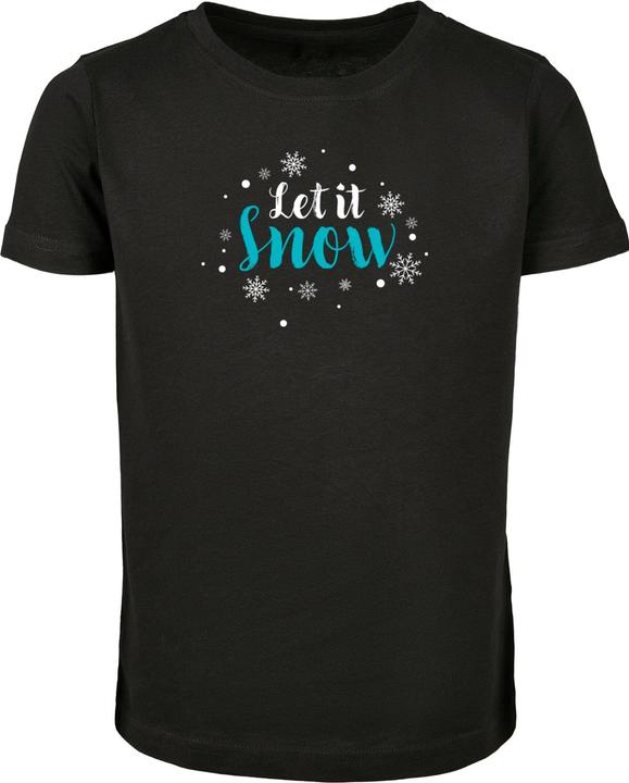 Merchcode Girls Let it snow Short Sleeve Tee - 177333