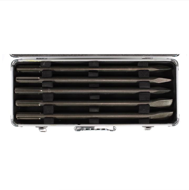 Actual product image Makita SDS Max D-40618 5-piece chisel set for SDS-MAX hammer (400 mm)