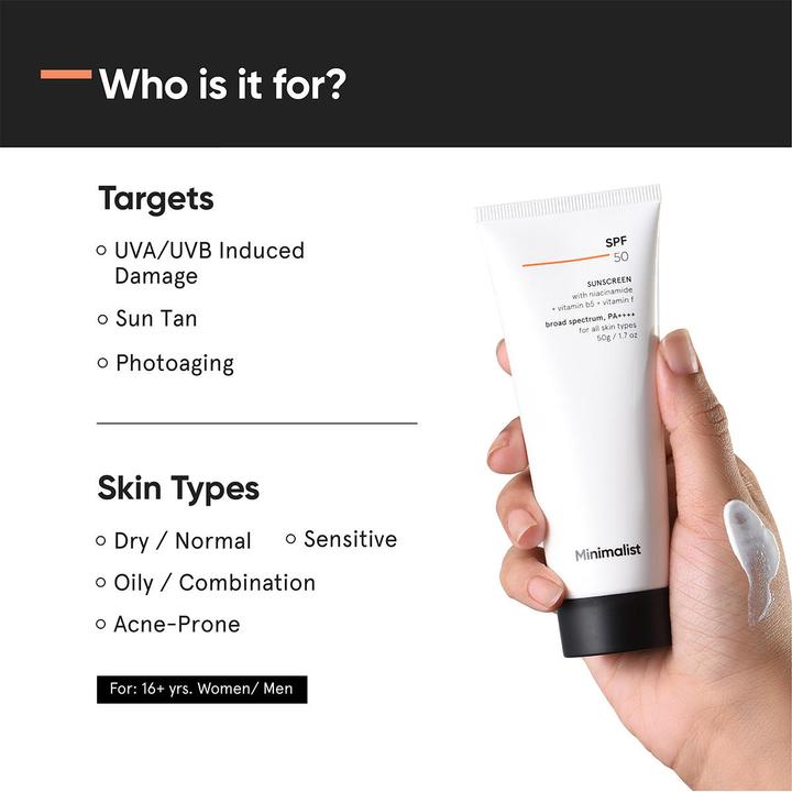 Produktbild Minimalist Sunscreen SPF 50 (Sonnencreme, SPF 50, 50 g)