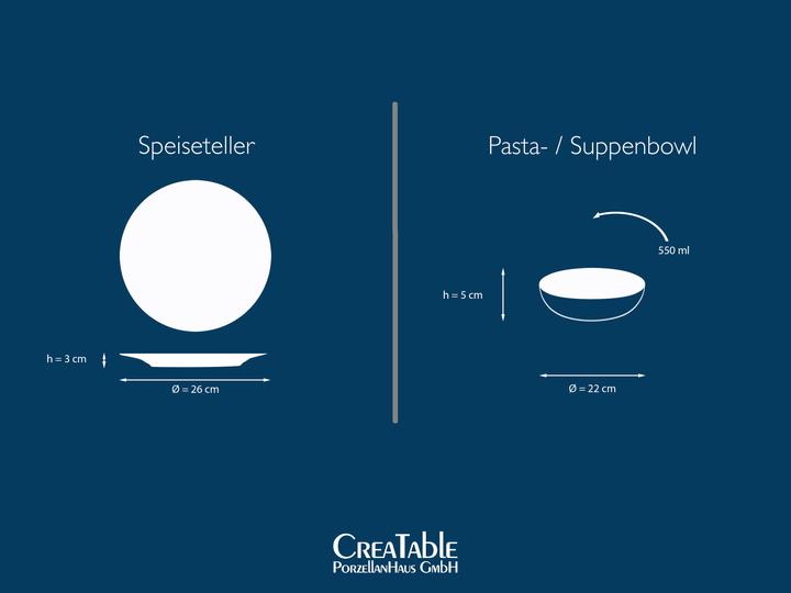 Actual product image CreaTable Nordic Fjord (12 Piece)