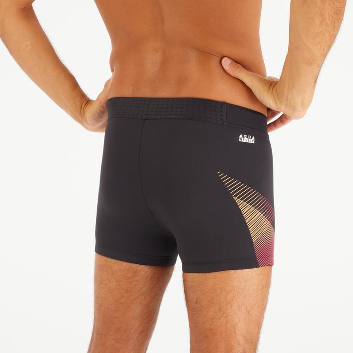 Image du produit Nabaiji Boxer de bain natation Homme - 500 Fiti noir tria rouge (XL)