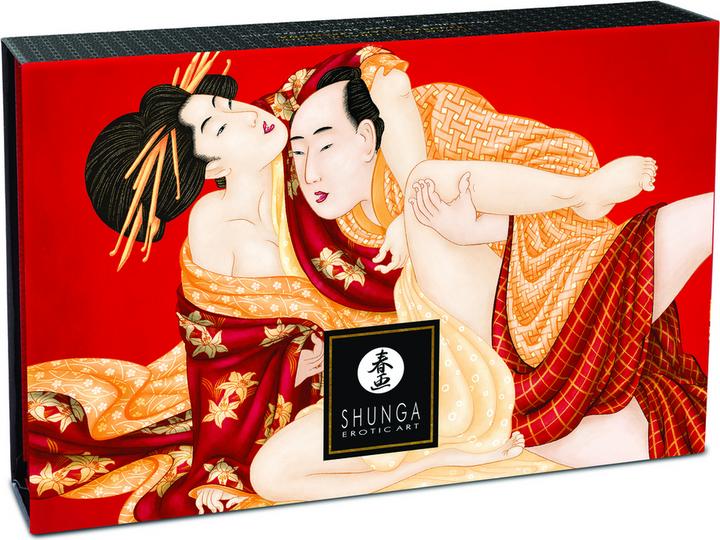 Produktbild Shunga Essbares Massagepulver-Set Erdbeere (75 ml)