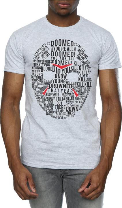Image du produit Absolute Cult - T-shirt JASON TEXT MASK - Homme (3XL)