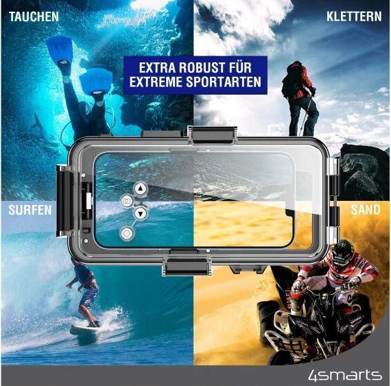 Actual product image 4smarts Active Pro Stark Case Dive Pro (Apple iPhone 11, Apple iPhone 12 Pro Max, Apple iPhone 12 Pro, Apple iPhone 12 mini, Apple iPhone 12, Apple iPhone 11 Pro Max, Apple iPhone 11 Pro, Apple iPhone 14 Pro, Apple iPhone 14 Plus, Apple iPhone 14, Apple iPhone 13 Pro Max, Apple iPhone 13 Pro, Apple iPhone 13 mini, Apple iPhone XS Max)