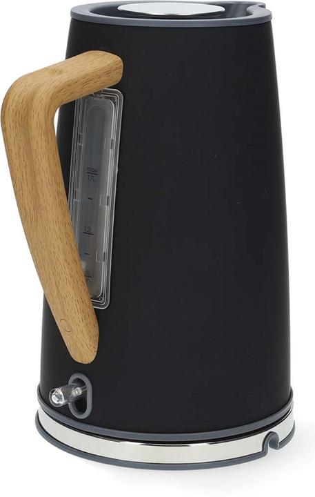 Actual product image Nedis Kettle | 1.7 l | Soft-Touch | Black | Rotates 360 degrees | Concealed heating element | S (1.70 l)