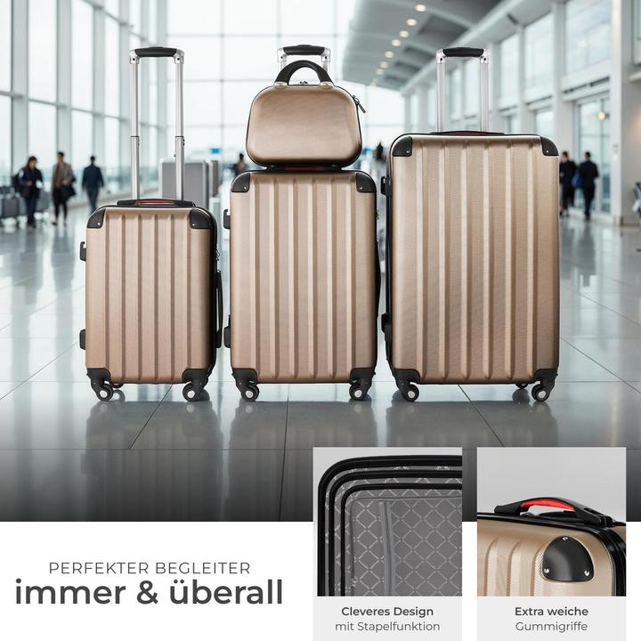 Produktbild tectake Hartschalenkoffer (90 l, L (90 - 115l))