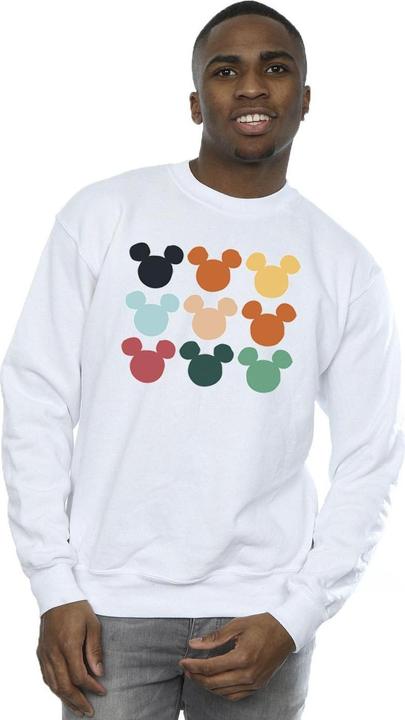 Actual product image Disney Mens Mickey Mouse Heads Square Sweatshirt (M)