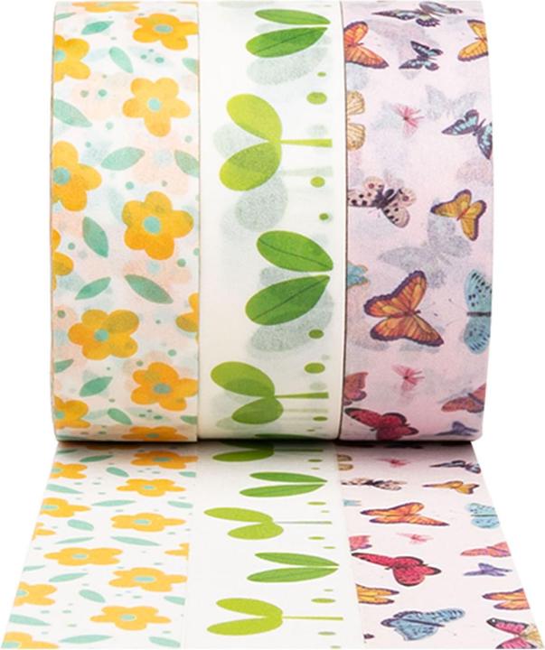 Actual product image Colorations Washi Tape Spring 3 rolls, 5mtr.