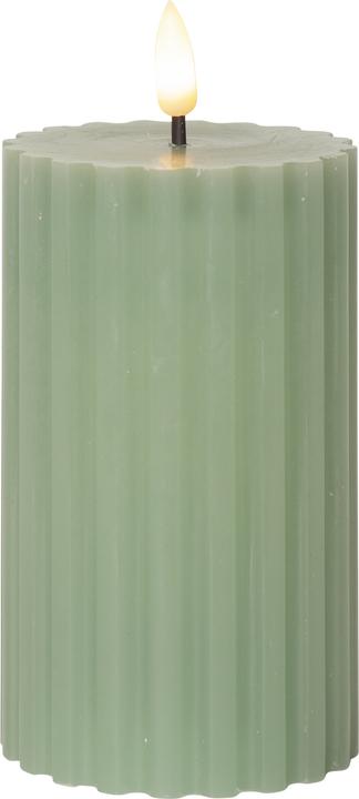 Star Trading LED Pillar Bougie Flamme Stripe (1 x)
