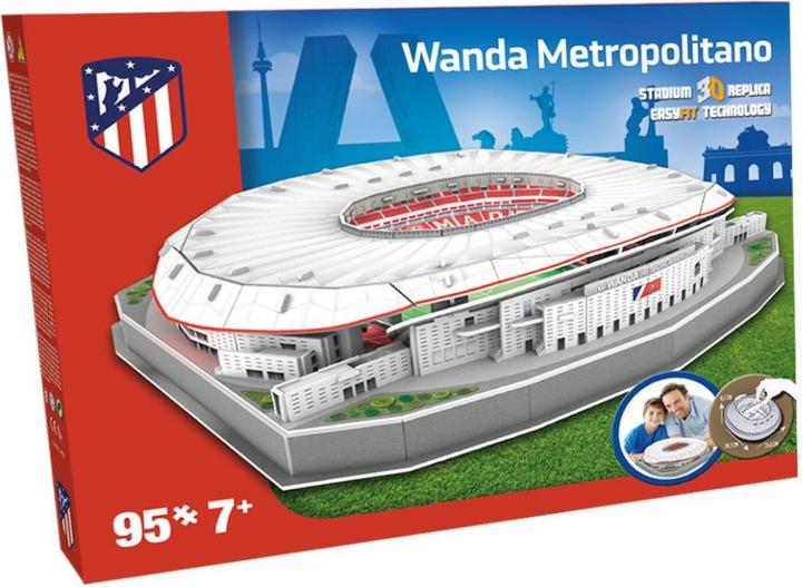 Image du produit Nanostad Puzzle 3D du stade Wanda Metropolitano de l'Atlético Madrid (95 pièces)