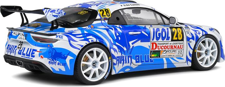 Actual product image Solido 1:18 Alpine A110 Rally #28 white
