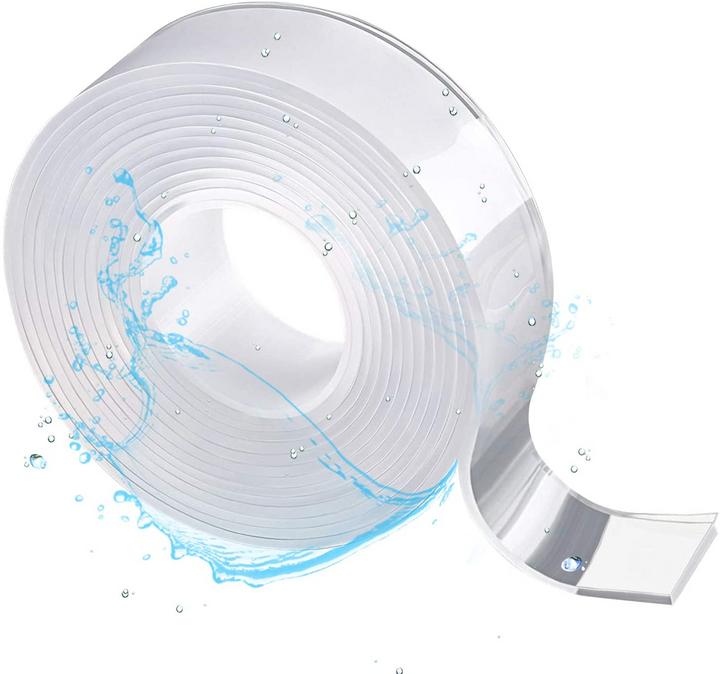 Immagine prodotto Werkstein Doppelseitiges Nano Klebeband Wasserdicht / Wiederverwendbar 2er Set (20 mm)