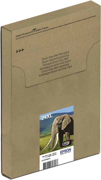 Actual product image Epson Ink Cart/24XL Elphnt BK/CY/MG/YL/LCY/LMG (M, FC, C, Y, LC, LM)