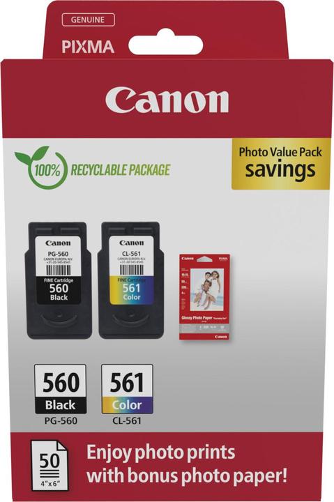 Produktbild Canon PG-560/CL-561 (M, BK, C, Y)