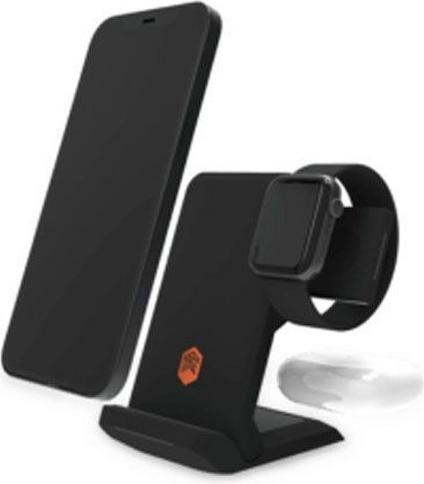 Immagine prodotto STM ChargeTree Go Cuffie, Smartphone, Smartwatch, Orologio Nero Ricarica senza fili USB Indoor (20 W)