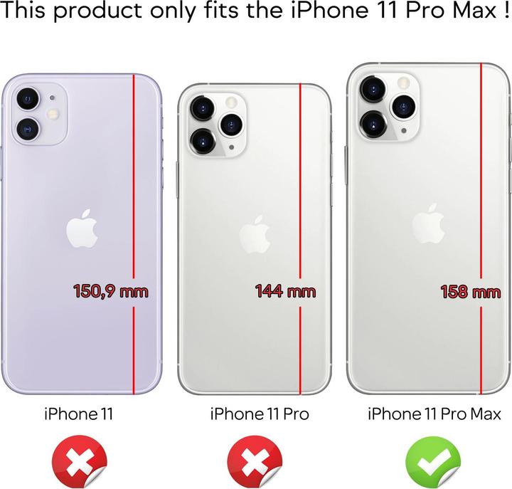 Immagine prodotto Nalia copertura in vetro temperato a specchio (Apple iPhone 11 Pro Max)