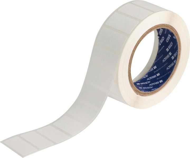 Image du produit Brady J40-137-2475, Film polyester pour jet d'encre, blanc, mat, 50.80 x 25.40 mm, permanent (750 E.)
