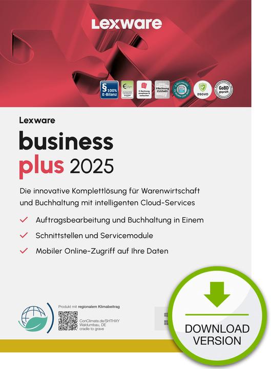 Lexware ESD / business plus 2025 / Onlin (1 User, 12 months)