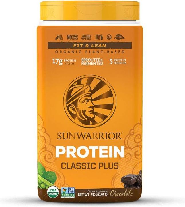 Sunwarrior Protein Classic Plus Bio (Schokolade, 1 Stk., 750 g)