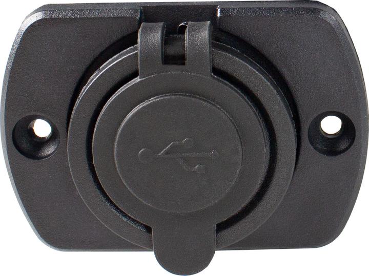 Actual product image As - Schwabe USB 2-gang panel box Caravan