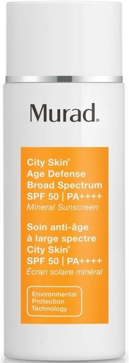 Actual product image Murad City Skin Age Defense Sunscreen SPF 50 I PA++++ 50 ml (Sun cream face, SPF 50, 50 ml)