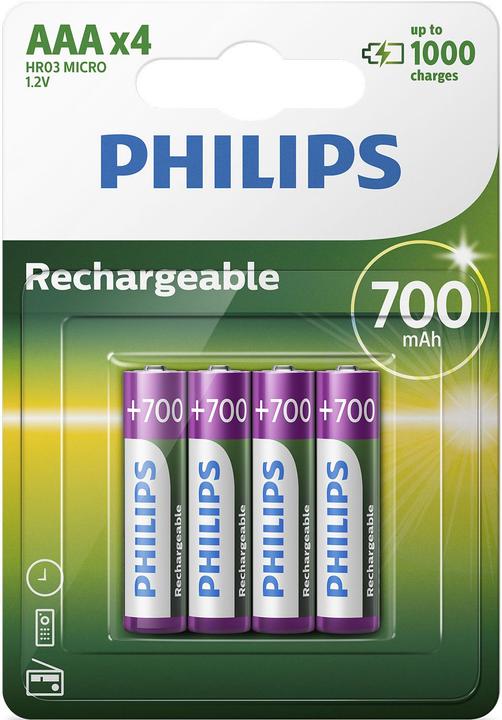 Immagine prodotto Philips Rechargeable (4 pz., AAA, 700 mAh)
