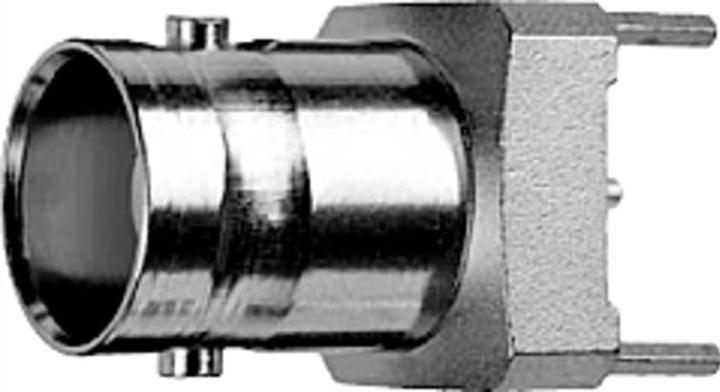 Actual product image Telegärtner BNC socket for printed circuits 50 Ohm, Z06, L=20mm