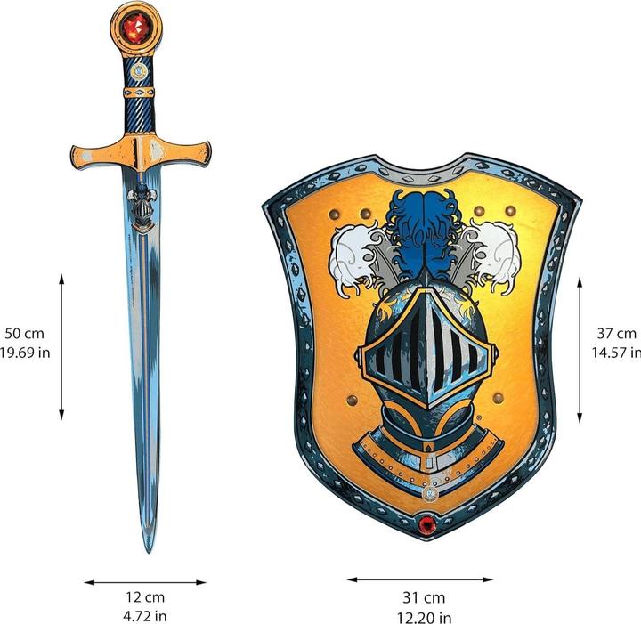 Immagine prodotto Liontouch Set di spade e scudi del misterioso cavaliere giocattolo
