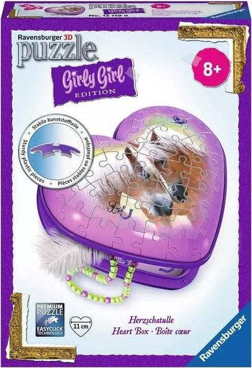 Actual product image Ravensburger Heart box horses (54 pieces)