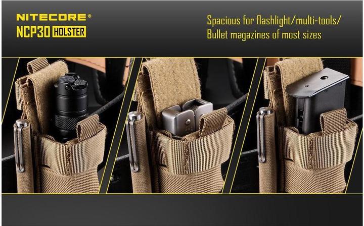 Produktbild Nitecore Nylonholster NCP30 - schwarz