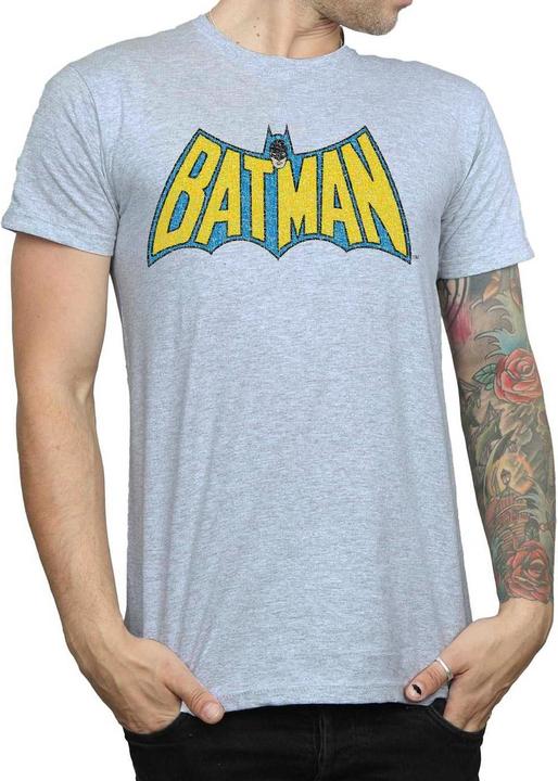 Actual product image Mens Batman Crackle Logo T-Shirt (XL)