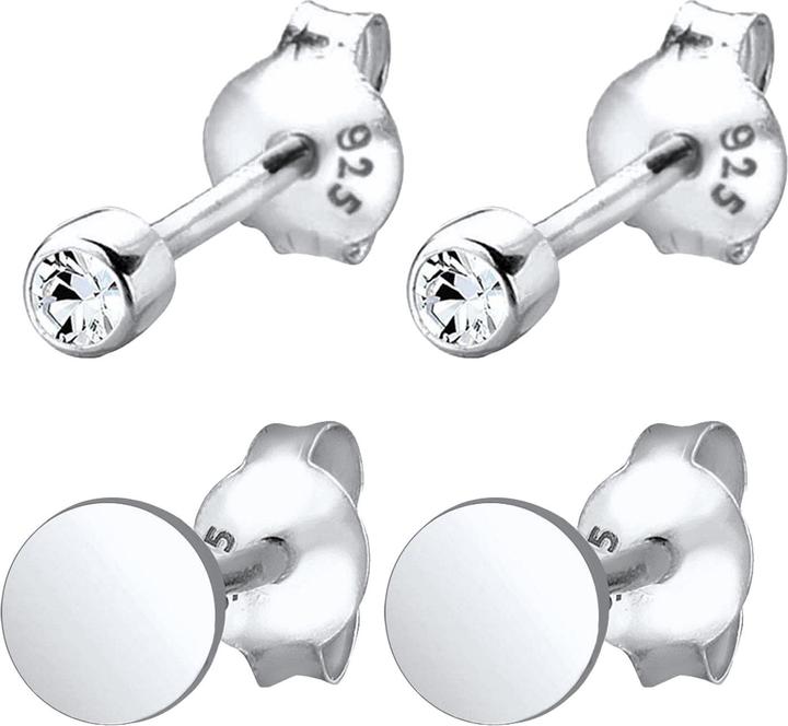 Image du produit Elli Boucles d'oreilles en cristal, plaquettes (Argent sterling 925, Cristal de verre)